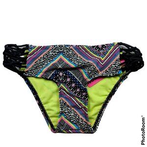Bikini Nation Junior's Macrame Hipster Bikini XS
